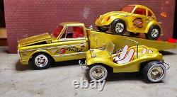 1/25 Model LOT DRAG RACE SET custom Built set TRUCK VW + Dune Buggy Hotrod Set