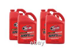 10WT Synthetic High Zinc Drag Race Oil 4 Gallon Set by Redline