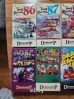 12 Diamond P Sports 1986-97 Nhra Drag Racing Vhs Set Htf Rare