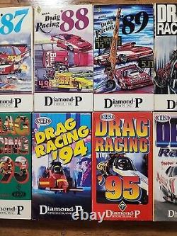 12 Diamond P Sports 1986-97 Nhra Drag Racing Vhs Set Htf Rare