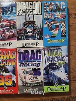 12 Diamond P Sports 1986-97 Nhra Drag Racing Vhs Set Htf Rare