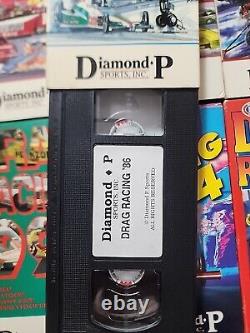 12 Diamond P Sports 1986-97 Nhra Drag Racing Vhs Set Htf Rare