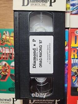 12 Diamond P Sports 1986-97 Nhra Drag Racing Vhs Set Htf Rare