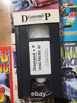 12 Diamond P Sports 1986-97 Nhra Drag Racing Vhs Set Htf Rare