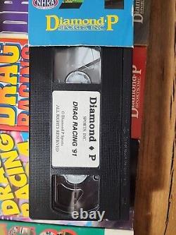 12 Diamond P Sports 1986-97 Nhra Drag Racing Vhs Set Htf Rare