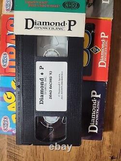 12 Diamond P Sports 1986-97 Nhra Drag Racing Vhs Set Htf Rare