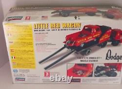 125 Lindberg #72170 Rare Little Red Wagon & Trailer Drag Racing Team Model Kit