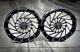 17 Front Drag Racing Wheels Mayhem Black Contrast Cut Finish Set Of 2