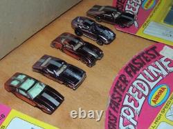 1968 Aurora Speedline 2 in 1 Stunt & Drag Race Set, 5 Cars withNew Accessory Packs