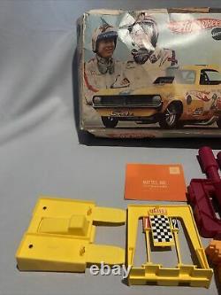 1969 Hotwheels Original Mongoose & Snake Drag Race Set With Cars Redline Rare Find