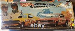 1969 Mongoose & Snake drag race set with Hot wheels Gold Mustang Sizzlers