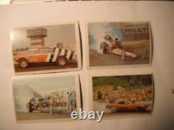 1971 AHRA Official Drag Champs Fleer Complete Set With Wrapper K2