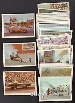 1971 Fleer AHRA Drag Champs Set 1-63 8637