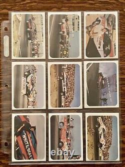 1973 Fleer AHRA Race USA Cards Complete 74 Card Set