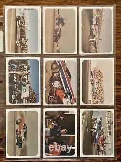 1973 Fleer AHRA Race USA Cards Complete 74 Card Set