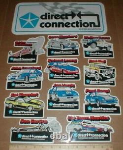 1983 Direct Connection Mopar Race Car Truck Dodge drag racing decal sticker set