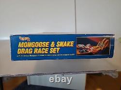 1993 Hot Wheels Mongoose & Snake Drag Race Set 25th Anniversary Sealed