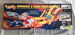 1993 Hot Wheels mongoose and snake drag race set sealed redline
