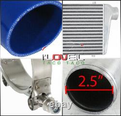 2.5Polish Piping Kit Blue Coupler 31X 11X3Fmic Bar & Plate Turbo Intercooler
