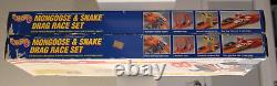 2 Hot Wheels Mongoose & Snake Drag Race Sets 25TH ANNIVERSARY SEALED SEE PICS