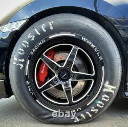 2 Vms Racing V-star 17x10 Front Drag Race Rims Wheels For Honda CIVIC Type-r Fk8