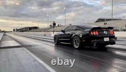2 Vms Racing V-star Beadlock Drag Race Wheels Rear 17x10 For 05-14 Ford Mustang