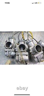 37.5 MM Mikuni Drag Racing Carburetor Set Of 4 With Throttle