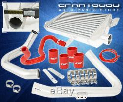 98-01 A4 Passat B5 1.8 Turbo Bolt-On Fmic Front Mount Intercooler Piping Kit Red