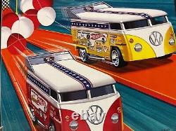 A-fight To Win! Near Mnt (hot Wheel Classics) Mongoose & Snake Drag Bus Set