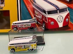 A-fight To Win! Near Mnt (hot Wheel Classics) Mongoose & Snake Drag Bus Set