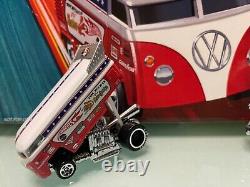 A-fight To Win! Near Mnt (hot Wheel Classics) Mongoose & Snake Drag Bus Set