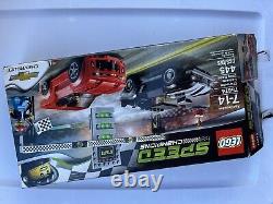 AS IS READ Lego Speed Champions Chevrolet Camaro Drag Race 75874 + 75871 RD DESC