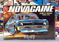 Amt 1972 Chevrolet Novacaine Funny Car #t382-225 Mpc 1/25 Nos Complete Model Kit