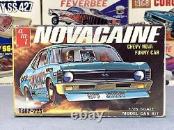 Amt 1972 Chevrolet Novacaine Funny Car #t382-225 Mpc 1/25 Nos Complete Model Kit