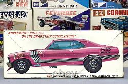 Amt 1972 Chevrolet Novacaine Funny Car #t382-225 Mpc 1/25 Nos Complete Model Kit