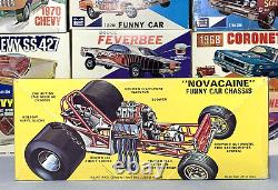 Amt 1972 Chevrolet Novacaine Funny Car #t382-225 Mpc 1/25 Nos Complete Model Kit