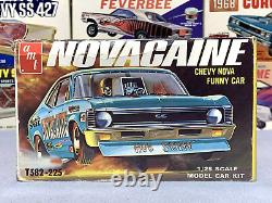 Amt 1972 Chevrolet Novacaine Funny Car #t382-225 Mpc 1/25 Nos Complete Model Kit