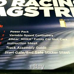 Auto World 1/64 Pro Racing Drag Strip Set Chevy Camaro NHRA Funny Cars New