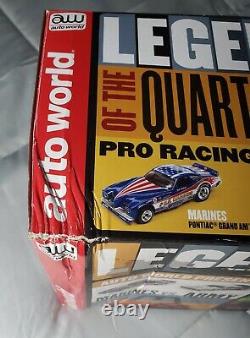 Auto World Legends of the Quarter Mile 13' Drag Racing Slot Car Set #SRS319/03