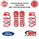 Bmr Suspension Red Lowering Springs (set Of 4) Drag For 07-14 Ford Shelby Gt500