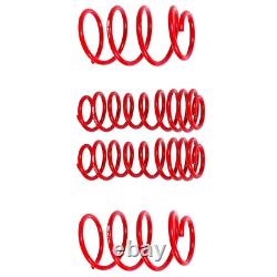 BMR Suspension Red Lowering Springs (Set Of 4) Drag For 07-14 Ford Shelby GT500