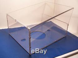 CUSTOM LRT HOOD SCOOP Lexan Clear Single 4150 Holley Set Down Drag Race NEW