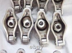 Comp Cams Small Block Chevy 1.6 Ratio Roller Tip Rocker Arms SBC Low Miles NICE