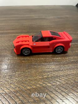 Complete LEGO SPEED CHAMPIONS Chevrolet Camaro Drag Race (75874)