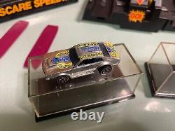 DON'T-B- SCARED! (RARE) HW DOUBLE SCARE SPEEDWAY DRAG RACE SET WithNEAR MINT CAR