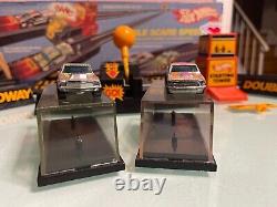 DON'T-B- SCARED! (RARE) HW DOUBLE SCARE SPEEDWAY DRAG RACE SET WithNEAR MINT CAR