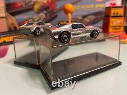 DON'T-B- SCARED! (RARE) HW DOUBLE SCARE SPEEDWAY DRAG RACE SET WithNEAR MINT CAR