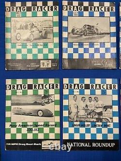 DRAG RACER 1958 FULL SET OF 8 Issues MAGAZINE HISTORY OF DRAG RACING AND SCTA