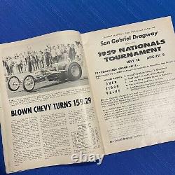 DRAG RACER 1958 FULL SET OF 8 Issues MAGAZINE HISTORY OF DRAG RACING AND SCTA