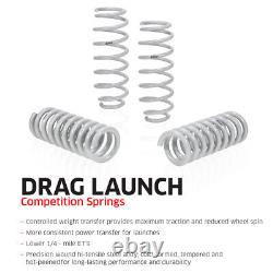 Eibach 9310.140 DRAG-LAUNCH Front Rear Racing Springs Kit for 79-04 Ford Mustang